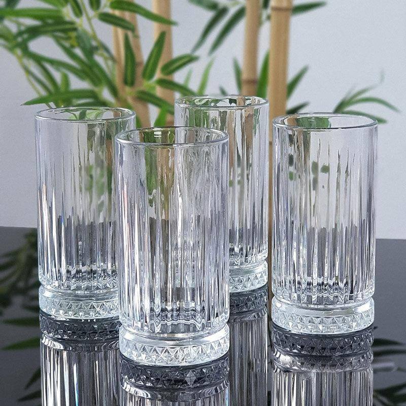 Pasabahce Elysia Long Drink Glasses 280ml, Set of 4