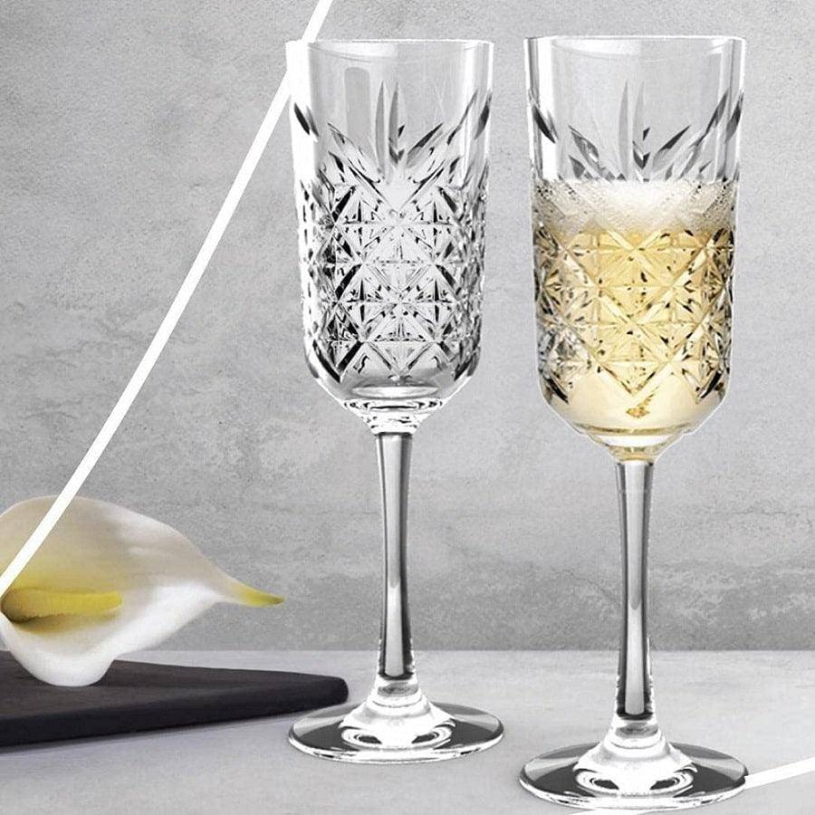 Pasabahce Timeless Champagne Glasses 175ml, Set of 4