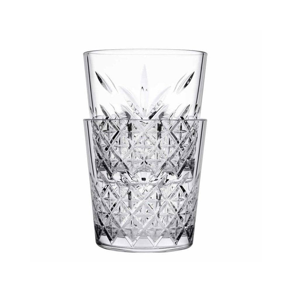 Pasabahce Timeless Tapered Whiskey Tumblers 345ml, Set of 4