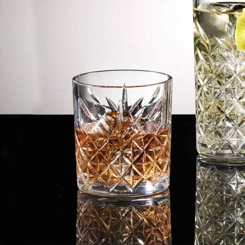 Pasabahce Timeless Whiskey Tumblers 345ml, Set of 4