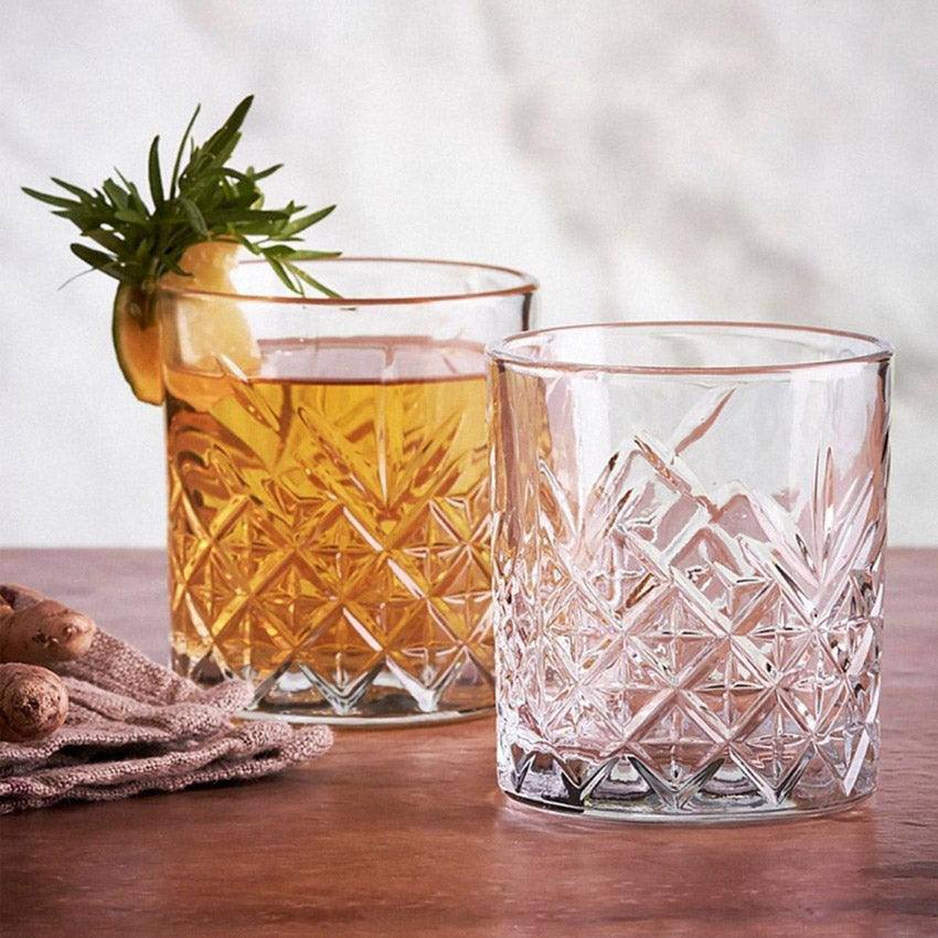 Pasabahce Timeless Whiskey Tumblers 345ml, Set of 4