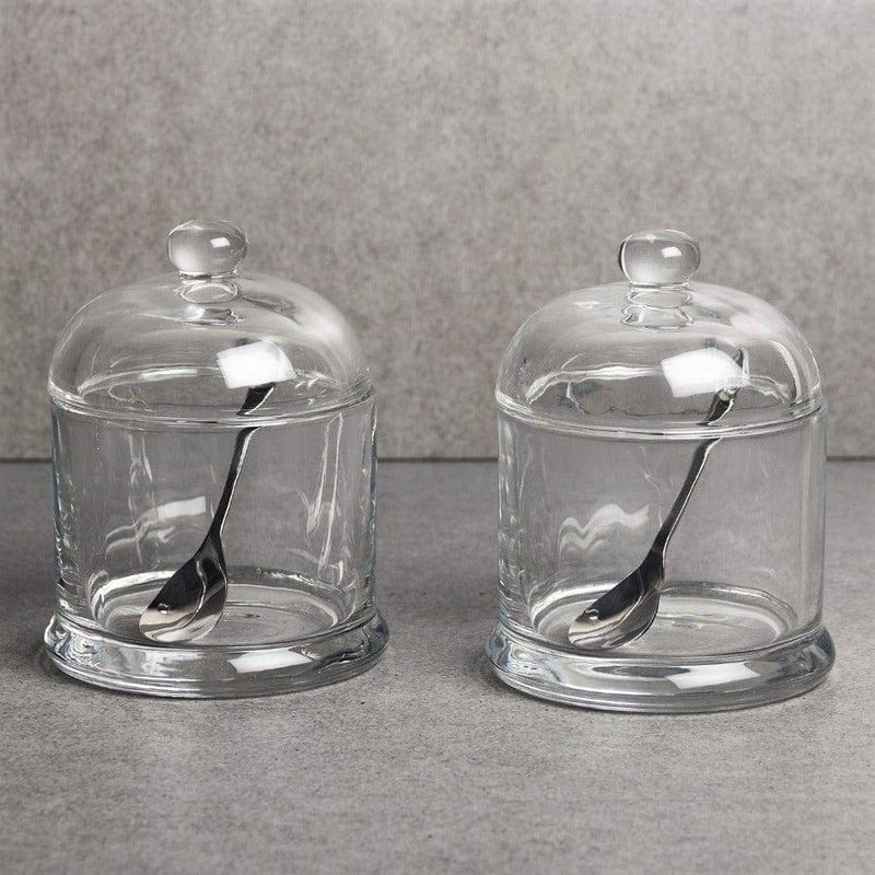 Philosophy Home Trio Glass Condiment Jars Set – Modern Quests