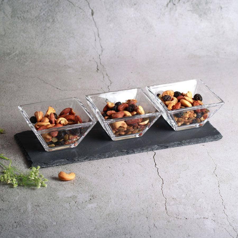 Philosophy Home Trio Slate Serving Set