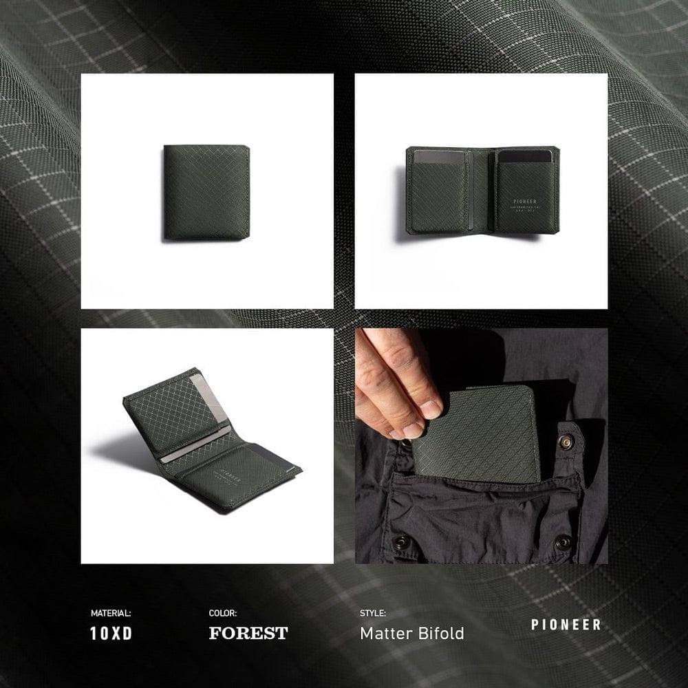 Pioneer Matter Bifold Wallet - Forest RFID