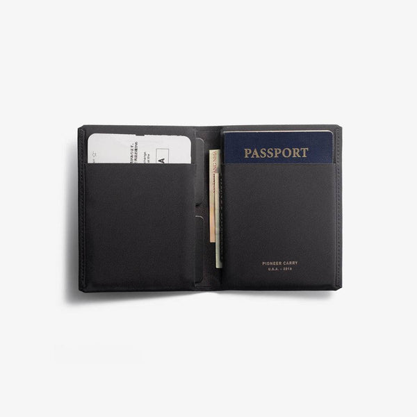 PIONEER Passport Wallet - Black Baby Ballistic RFID