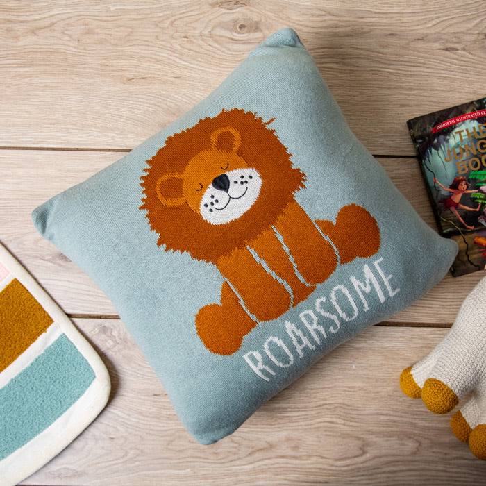 Lion cushion cover hotsell