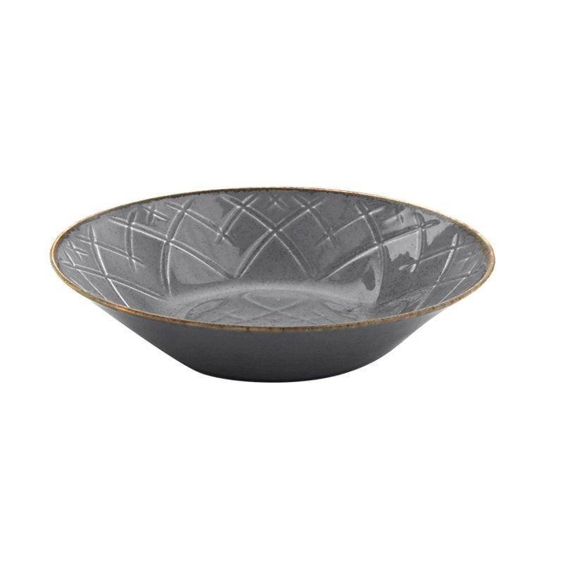 Porland Turkey Christina Serving Bowl - Metal Grey