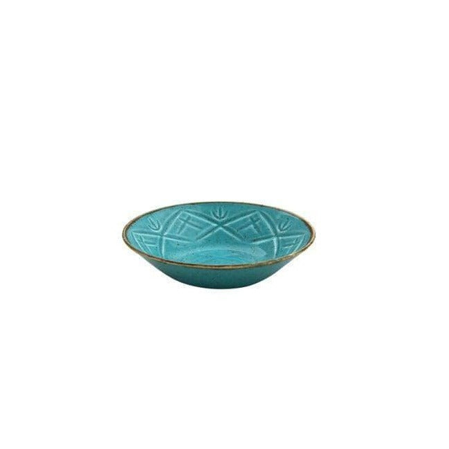 Porland Turkey Christina Small Bowls, Set of 2 - Turquoise Blue