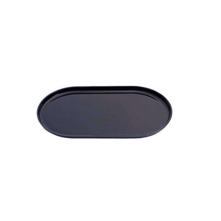 Porland Turkey Ethos Oval Plate Large - Dark Blue