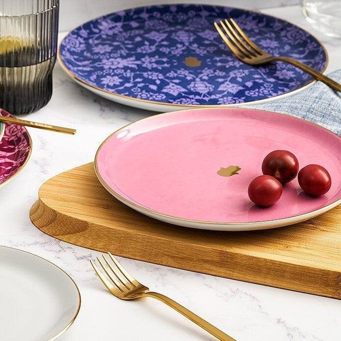 Porland Turkey Glamorous Quarter Plate - Pink