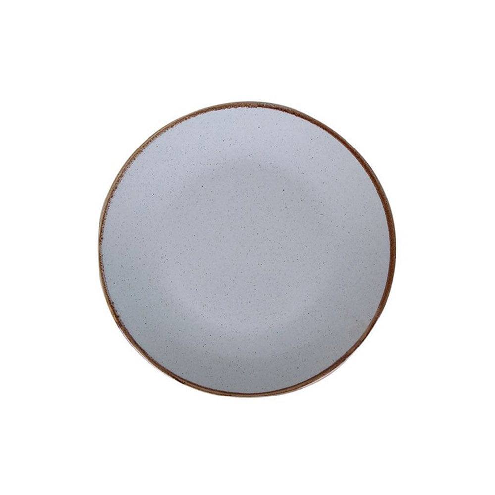 Porland Turkey Grazia Seasons Dinner Plate - Light Grey