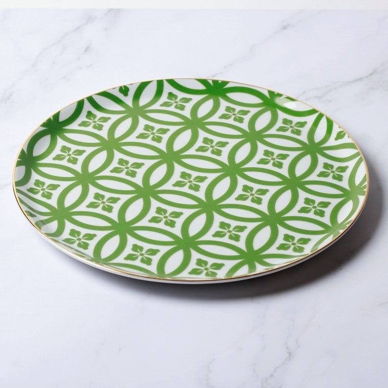 Porland Turkey Morocco Dinner Plate - Green