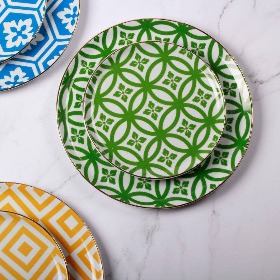 Porland Turkey Morocco Dinner Plate - Green