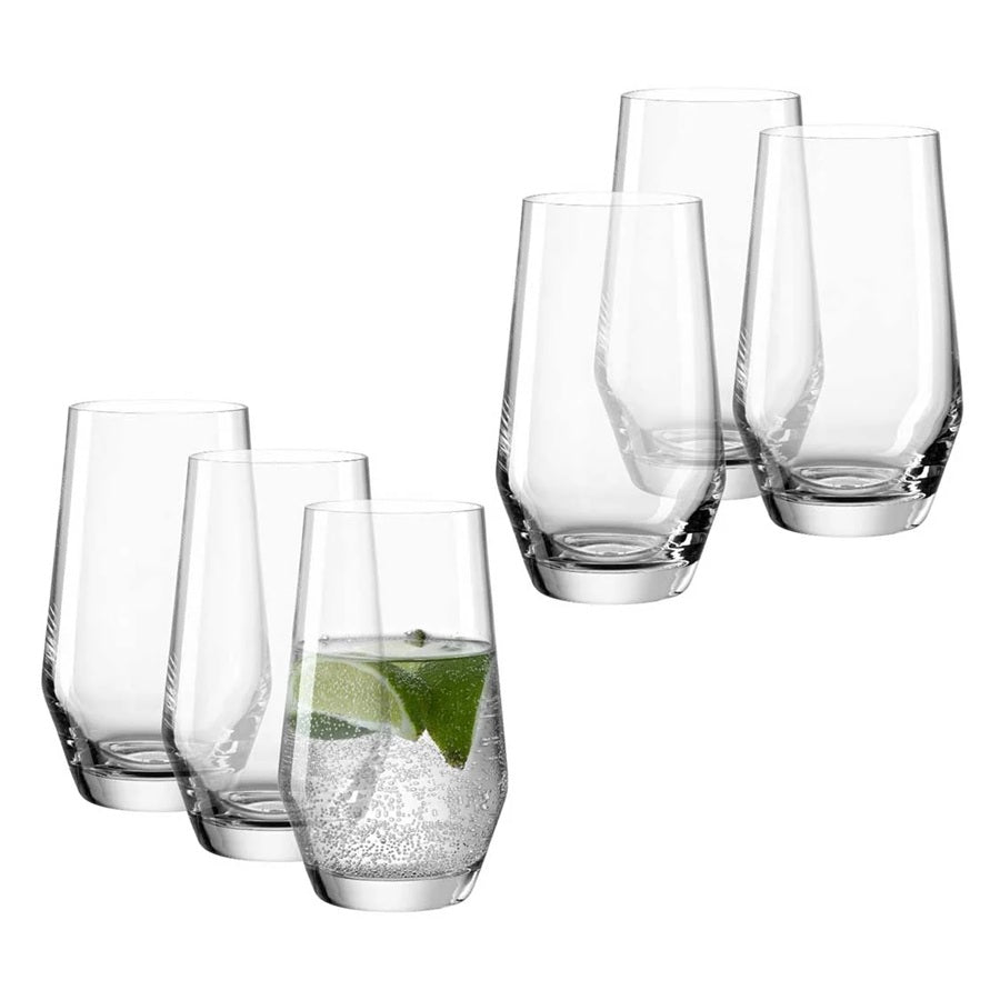 Puccini Long Drink Tumblers, Set of 6