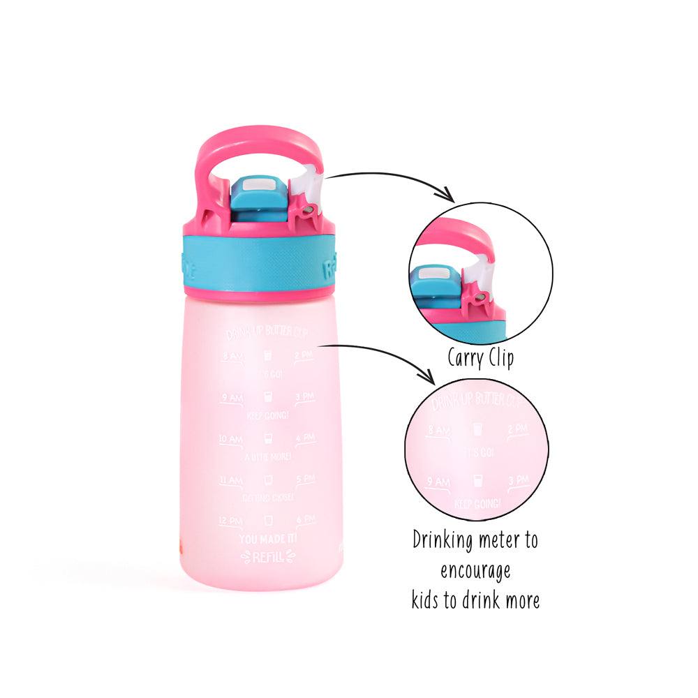 Rabitat Snap Lock Sipper Bottle - Pink Diva