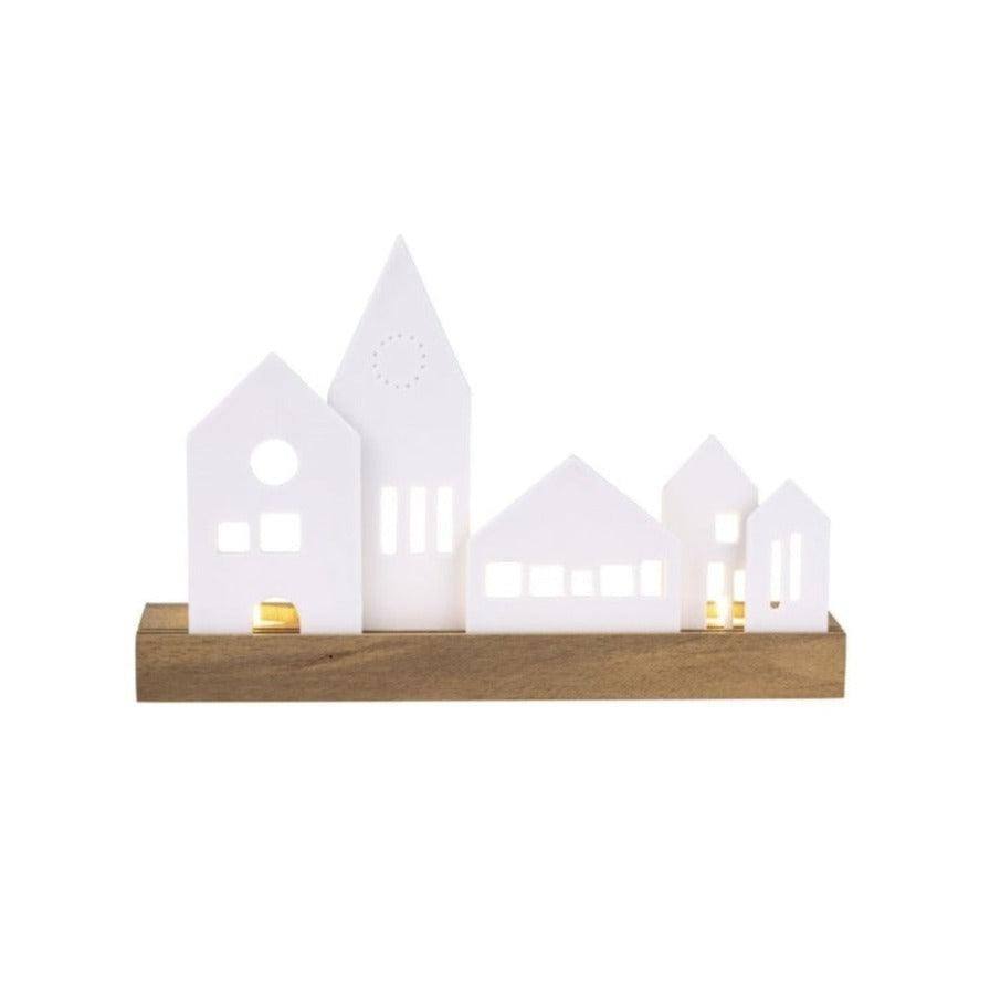 Rader Germany City Lights Decorative Sculpture with Tealight Holders