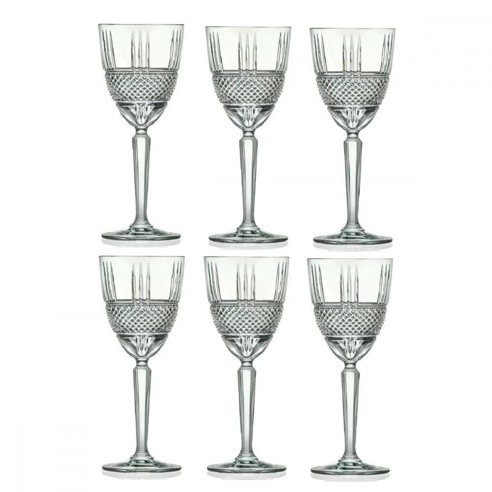 RCR Italy Brillante Red Wine Glasses 290ml, Set of 6