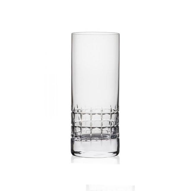 Rona Glass Slovakia Luxury Collection Brilliant Highball Glasses 370ml, Set of 4