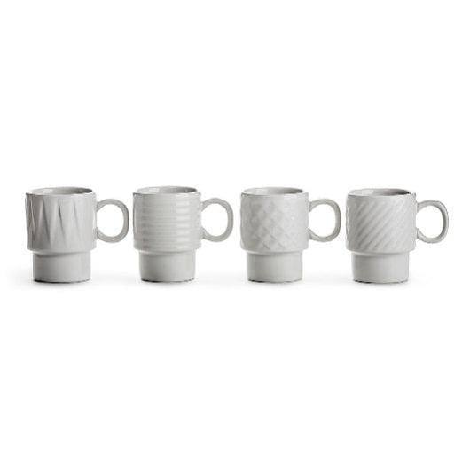 Sagaform Sweden Coffee and More Mini Espresso Cups, Set of 4 - White