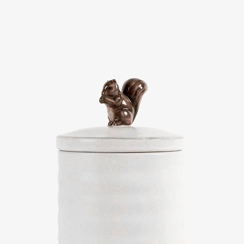 Sagaform Sweden Ellen Tall Jar with Lid - Squirrel