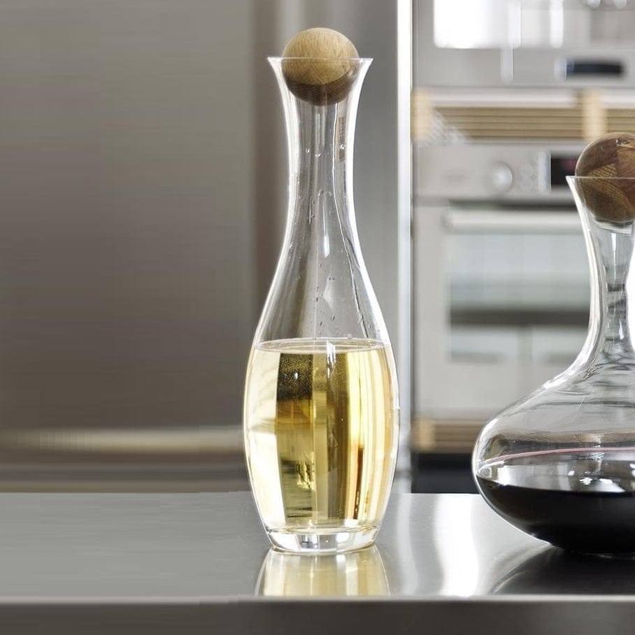 Sagaform Sweden Nature White Wine Carafe with Oak Stopper 1000ml