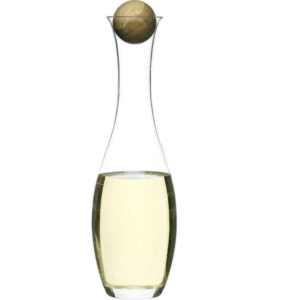 Sagaform Sweden Nature White Wine Carafe with Oak Stopper 1000ml