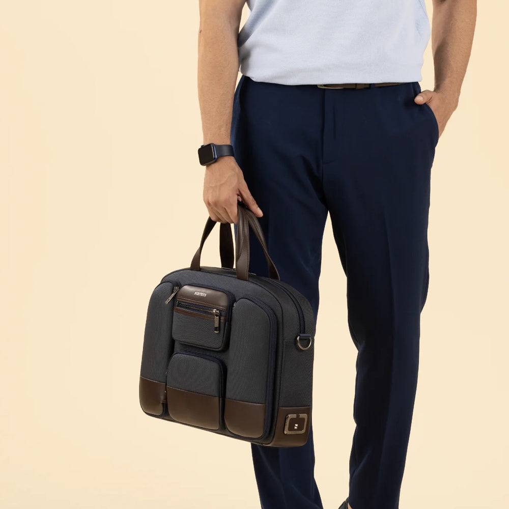 Scarters The Terminal Office Messenger Bag - Navy