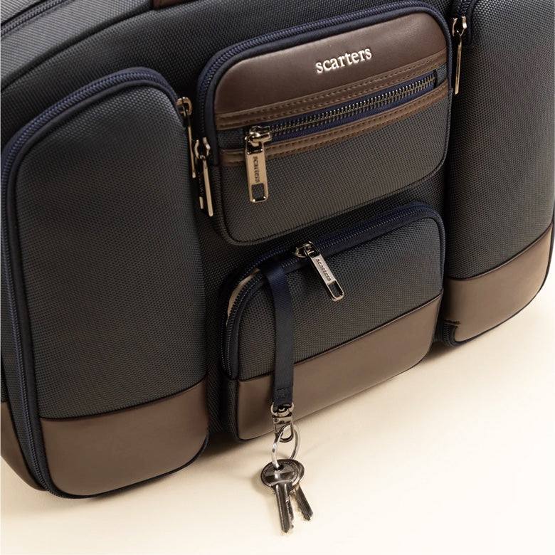 Scarters The Terminal Office Messenger Bag - Navy