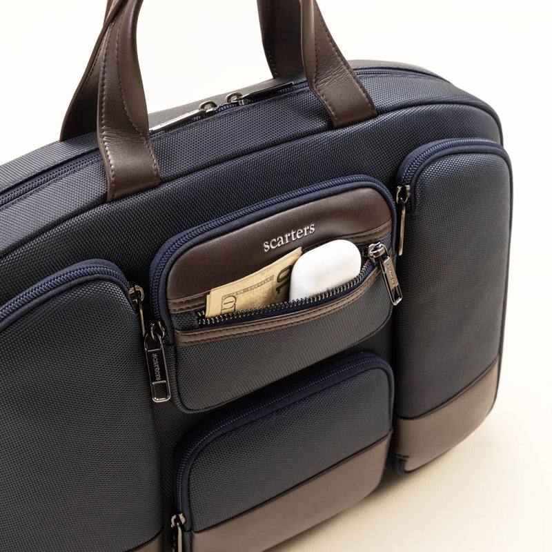 Scarters The Terminal Office Messenger Bag - Navy