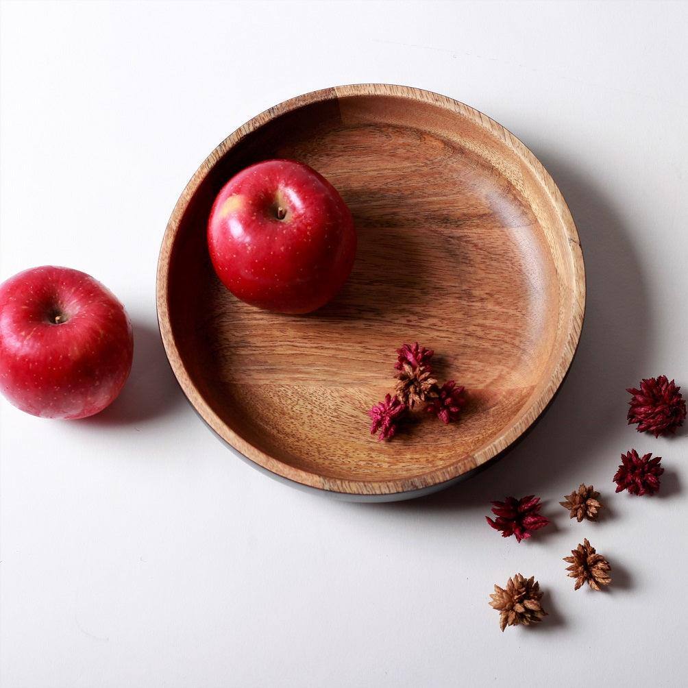 SG Home Wooden Serving Bowl - Black