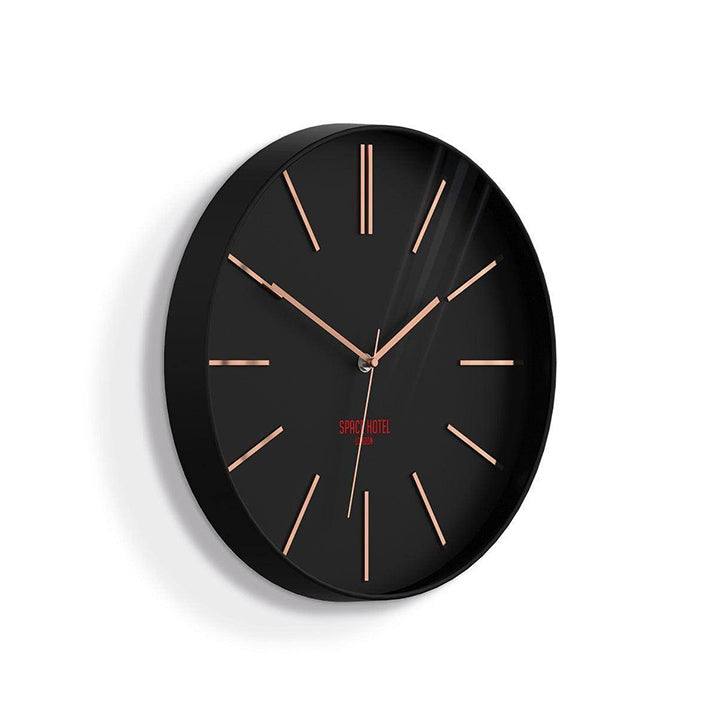 Space Hotel Sci-Fi Sid Wall Clock 35cm - Black