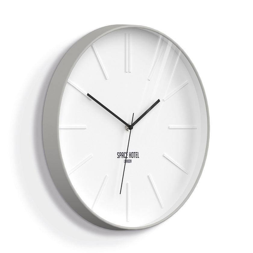 Space Hotel Sci-Fi Sid Wall Clock 35cm - White