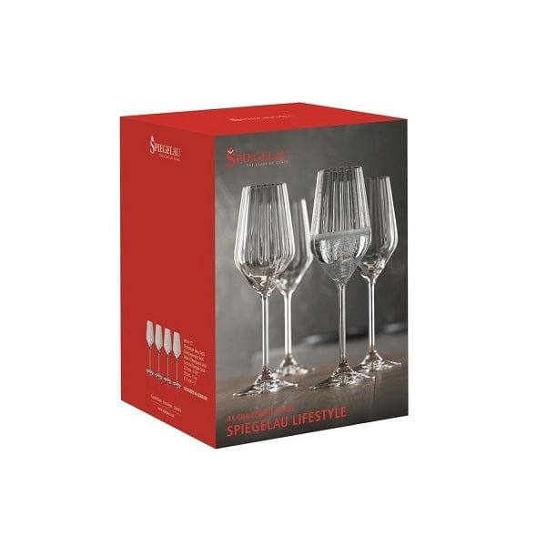 Spiegelau Lifestyle Champagne Glasses 310ml, Set of 4