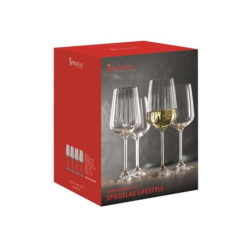 Spiegelau Lifestyle White Wine Glasses 440ml, Set of 4