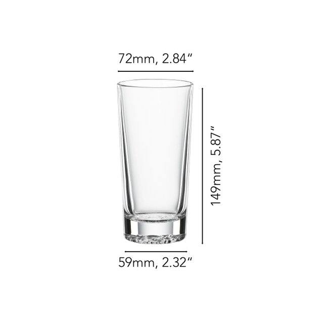 Spiegelau Lounge 2.0 Long Drink Glasses 305ml, Set of 6