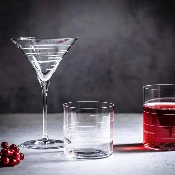 Spiegelau Signature Drinks Lines Cocktail Glasses 220ml, Set of 2