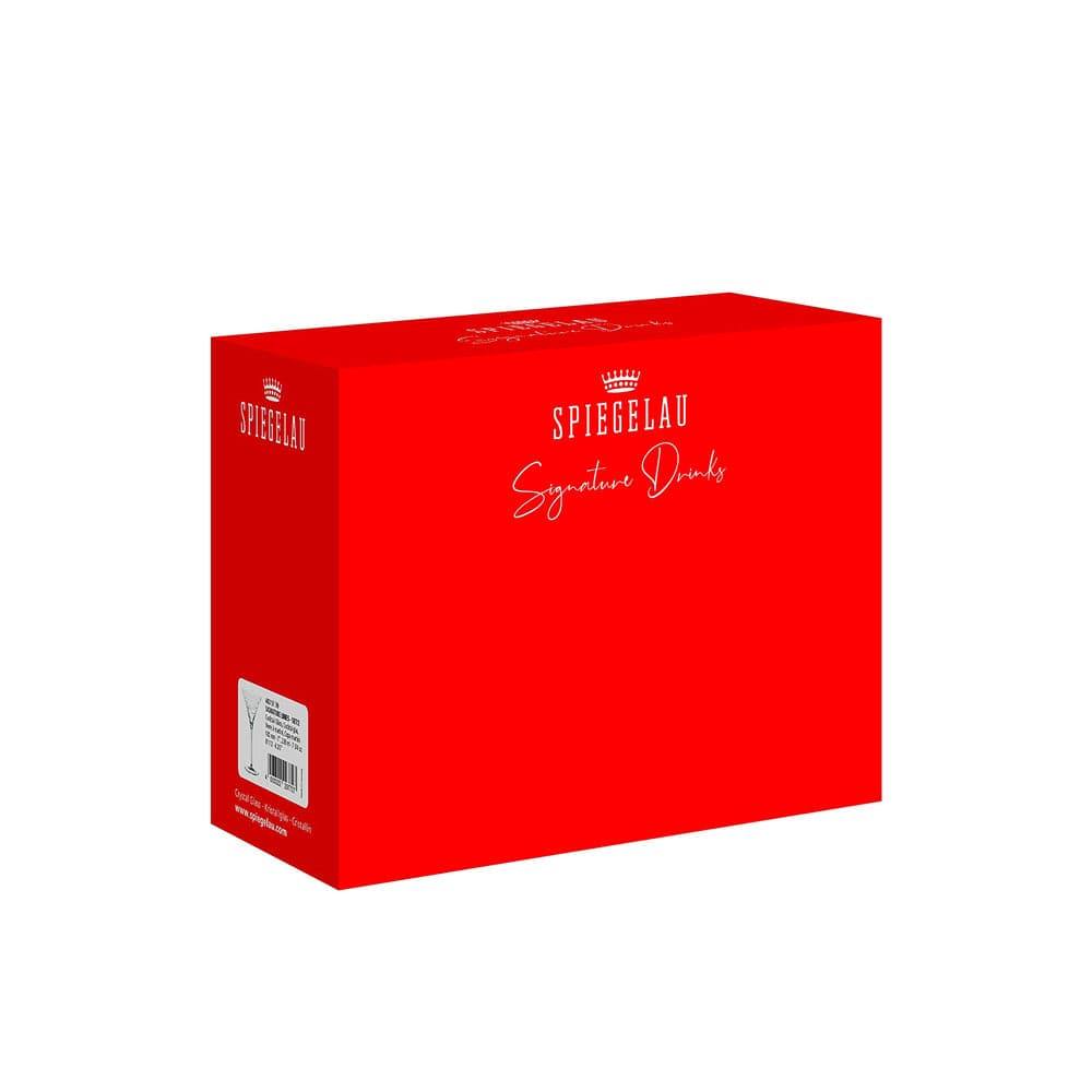 Spiegelau Signature Drinks Lines Cocktail Glasses 220ml, Set of 2