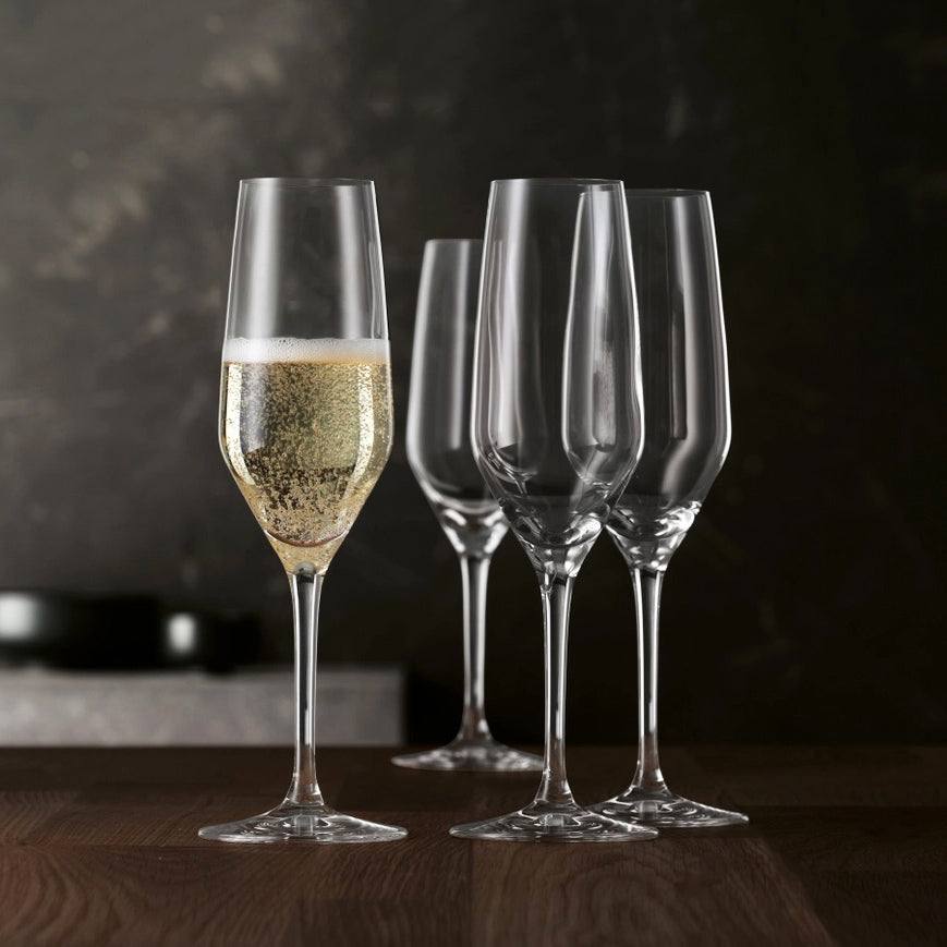 Spiegelau Style Champagne Flutes 240ml, Set of 4