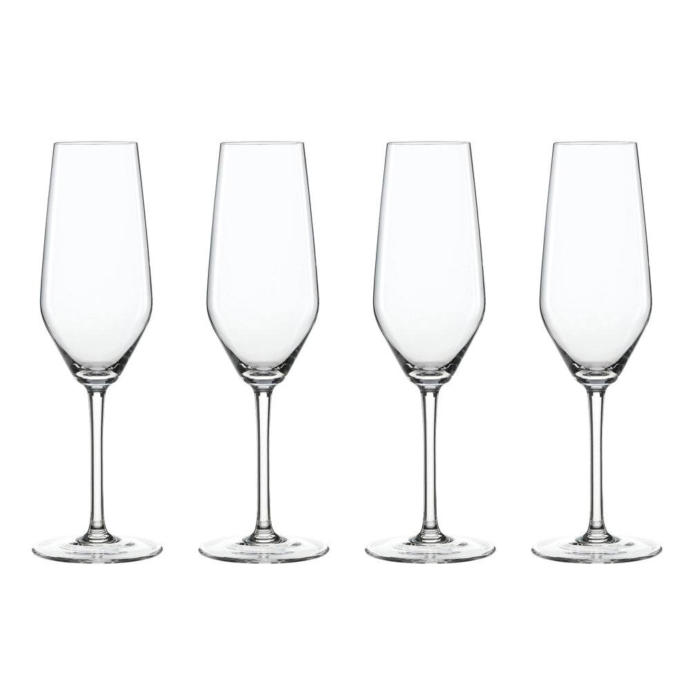 Spiegelau Style Champagne Flutes 240ml, Set of 4