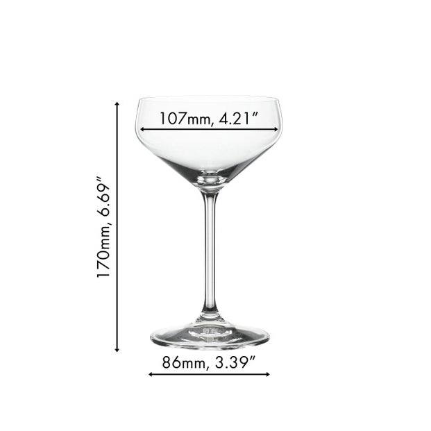 Spiegelau Style Coupette Glasses 290ml, Set of 4