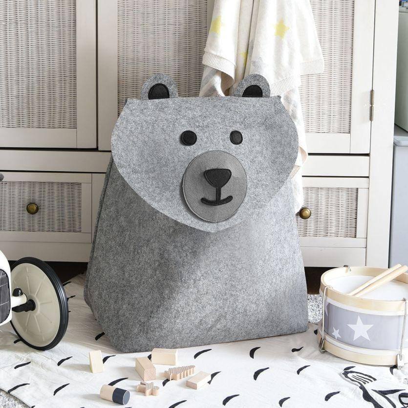 Stackers London Bertie Bear Laundry Storage Basket