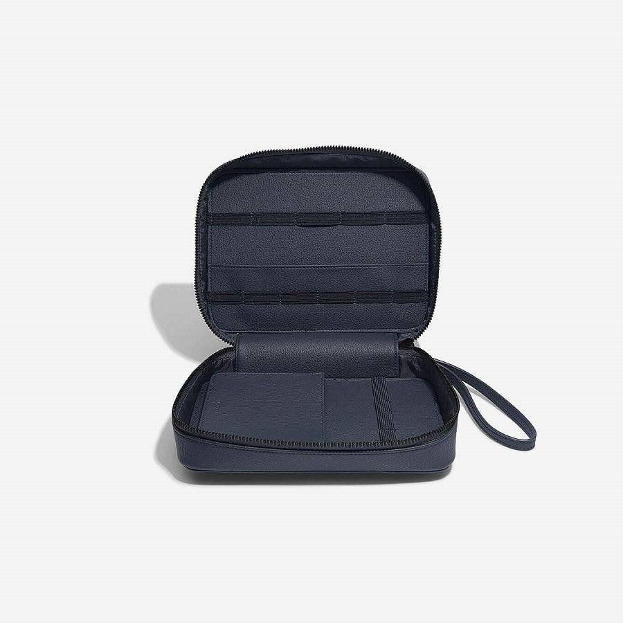 Stackers London Cable Tidy Bag - Navy Blue