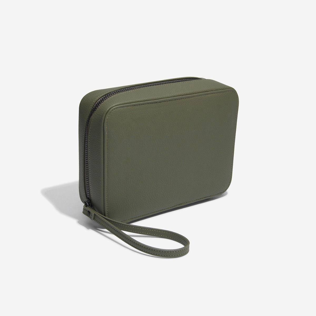 Stackers London Cable Tidy Bag - Olive Green