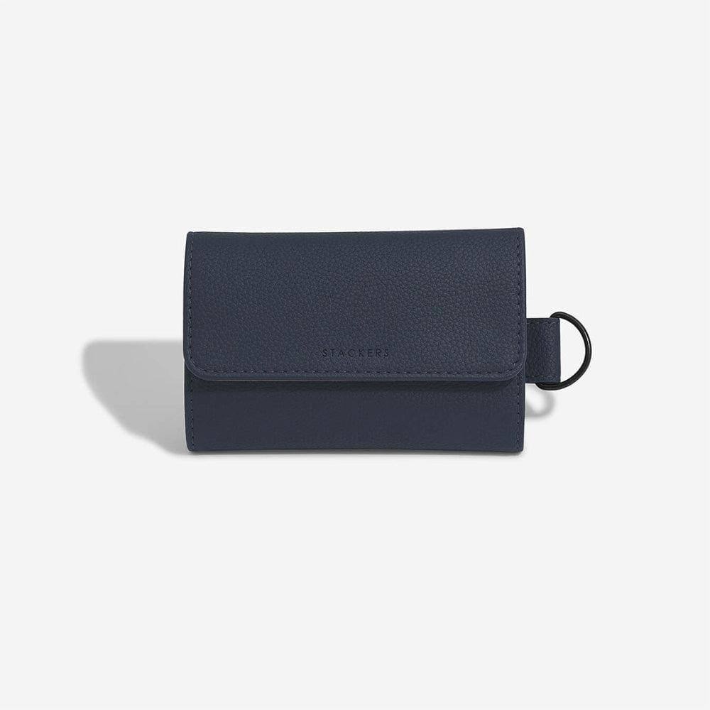 Stackers London Compact Cable Tidy Case - Navy Blue