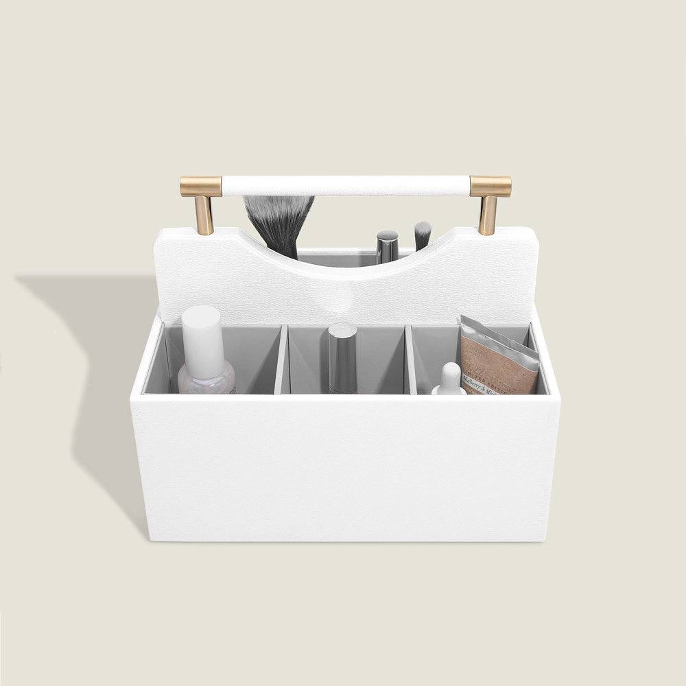 Stackers London Cosmetic Organiser Caddy Medium - Pebble White