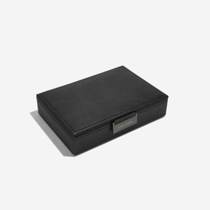 Stackers London Cufflinks Storage Box - Black