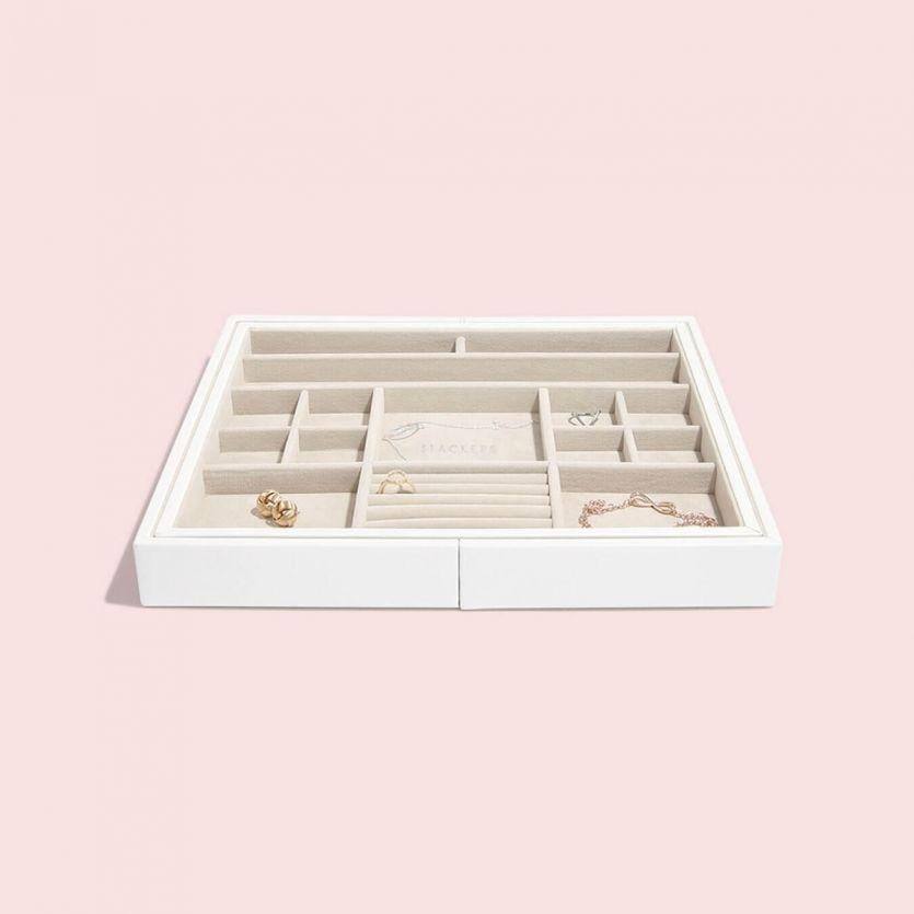 Stackers London Drawer Jewellery Organiser Medium - White