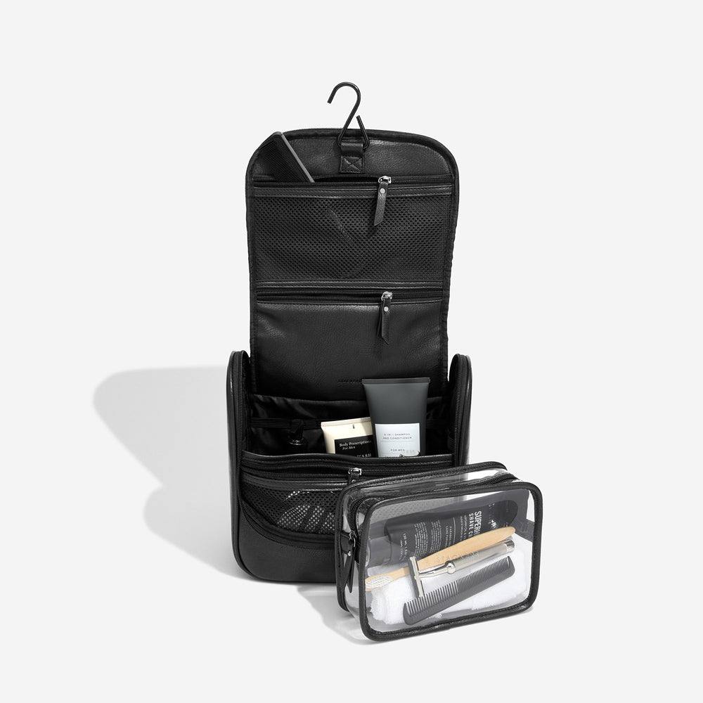 Stackers London Hanging Travel Washbag Large - Black