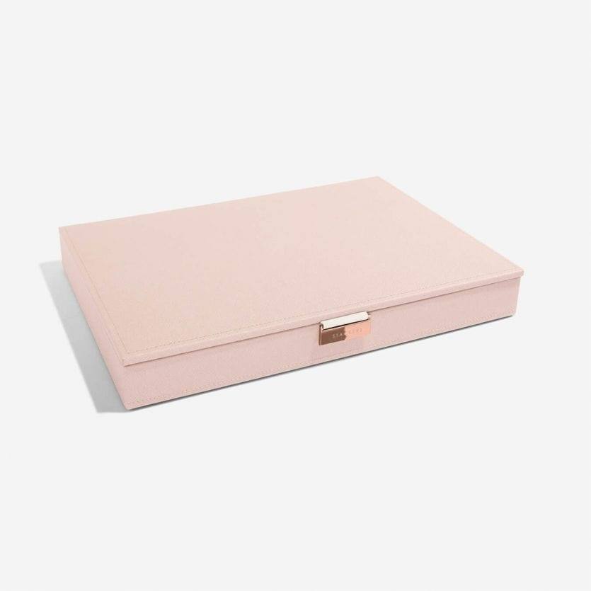 Stackers London Jewellery Box with Lid Large - Blush Pink