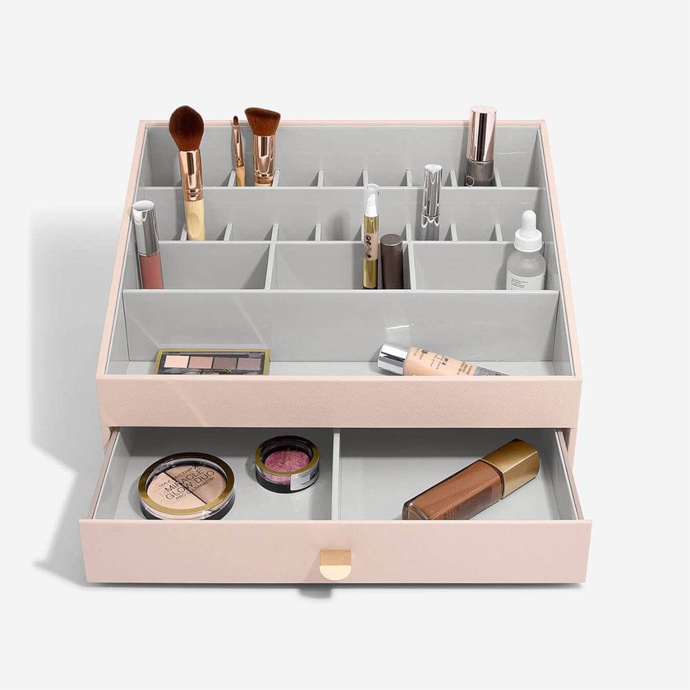 Stackers London Makeup Organiser with Drawer Large - Blush Pink